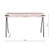 Dar Lighting Royan Console Table Concrete Effect