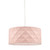 Dar Lighting Aisha Faceted Pink with White Diffuser Easy Fit Shade Only