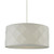 Dar Lighting Aisha Faceted White with White Diffuser Easy Fit Shade Only