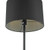 Dar Lighting Kelso Matt Black and Polished Copper Floor Lamp