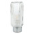 Dar Lighting Mason Polished Chrome with Ribbed Glass Touch Table Lamp