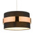 Dar Lighting Oki Black and Copper Easy Fit Shade Only