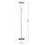 Dar Lighting Opus Satin Chrome Floor Lamp