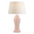 Laura Ashley Regina Pink Blush and Polished Chrome Base Only Large Table Lamp