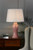 Laura Ashley Regina Pink Blush and Polished Chrome Base Only Large Table Lamp