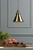 Laura Ashley Rufus Antique Brass Pendant Light