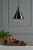 Laura Ashley Rufus Nickel Industrial Pendant Light