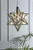 Laura Ashley Small Star Polished Silver with Clear Glass Pendant Light
