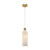 Maytoni Antic Opal Glass with Brushed Brass Pendant Light