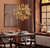 Maytoni Bolla 6 Light Brushed Brass with Amber Glass Pendant Light