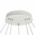 Maytoni Nola White with Opal Diffuser Circular Triple Ringed Pendant Light