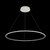 Maytoni Nola White with Opal Diffuser Circular 100cm Ringed Pendant Light