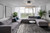 Maytoni Ripple 5 Light Chrome with Textured Glass Diffuser Flush Ceiling Light