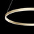 Maytoni Rim Brass with Opal Diffuser 800mm Circular Ringed Pendant Light