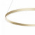 Maytoni Rim Brass with Opal Diffuser 800mm Circular Ringed Pendant Light