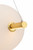 Maytoni Freccia Gold with Opal Glass LED 3000k Medium Bar Pendant Light