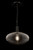 Maytoni Perlas Black with Smoked Glass Oval Pendant Light