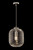 Maytoni Dunas Chrome with Clear Patterned Glass Oblong Pendant Light