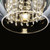 Maytoni Fermi Gold with Gold and Transparent Glass 300mm Pendant Light