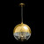 Maytoni Fermi Gold with Gold and Transparent Glass 300mm Pendant Light