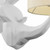 Maytoni Nashorn White Resin with White Fabric Shade Wall Light