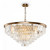 Maytoni Revero 16 Light Brass with Clear Crystal Pendant Light