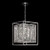 Maytoni Tening 4 Light Chrome with Clear Crystal Pendant Light