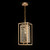 Maytoni Tening Gold with Clear Crystal Pendant Light