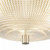 Maytoni Coupe 3 Light Nickel with Faceted Glass Flush Ceiling Light