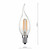 Dar Lighting 4w E14 2700K Warm White Dimmable Filament Decorative LED Candle Bulb