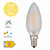 Dar Lighting 4w E14 2700K Warm White Frosted LED Candle Bulb
