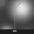 Leuchten Direkt Karo Brushed Steel with Opal Glass Adjustable Floor Lamp