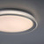 Leuchten Direkt Kari Black with Opal and Plastic Crystal Circular 400mm LED Flush Ceiling Light