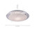 Leuchten Direkt Lucca Opal and Clear Crystal Effect 510mm Circular LED Flush Ceiling Light