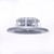 Leuchten Direkt Michael Brushed Steel with Opal Diffuser and Fan Circular Flush Ceiling Light