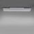 Leuchten Direkt Edging 2 Light White with Opal Diffuser Linear Flush Ceiling Light