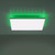 Leuchten Direkt Gustav 2 Light White Colour Change Square LED Flush Ceiling Light