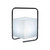 Leuchten Direkt Keno Black with Opal Polycarbonate Square Rechargable Table Lamp