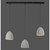 Paul Neuhaus Eton 3 Light Concrete Bar Pendant