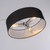 Paul Neuhaus Petro 3 Light Chrome with Black Shade Floor Lamp