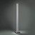 Paul Neuhaus Q-Adriana 2 Light Satin Chrome Floor Lamp