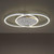 Paul Neuhaus Yuki 3 Light Satin Chrome Round Ceiling Light