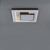 Paul Neuhaus Q-Alta Black Square Ceiling Light