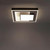 Paul Neuhaus Q-Alta Black Square Ceiling Light