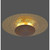 Paul Neuhaus Nevis Gold Dimmable LED Flush Ceiling Light