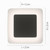 Paul Neuhaus Fabian Anthricite with Opal Round Edge Square LED Wall or Ceiling Light