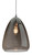 Firstlight Products Willis Chrome with Smoked Glass 22cm Pendant Light