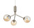 Firstlight Products Montana 3 Light Antique Brass with Amber Glass Pendant Light