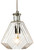 Firstlight Products Decanter Chrome with Triangular Decorative Glass Pendant Light