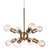 Firstlight Products Alfa 8 Light Antique Brass Sputnik Pendant Light